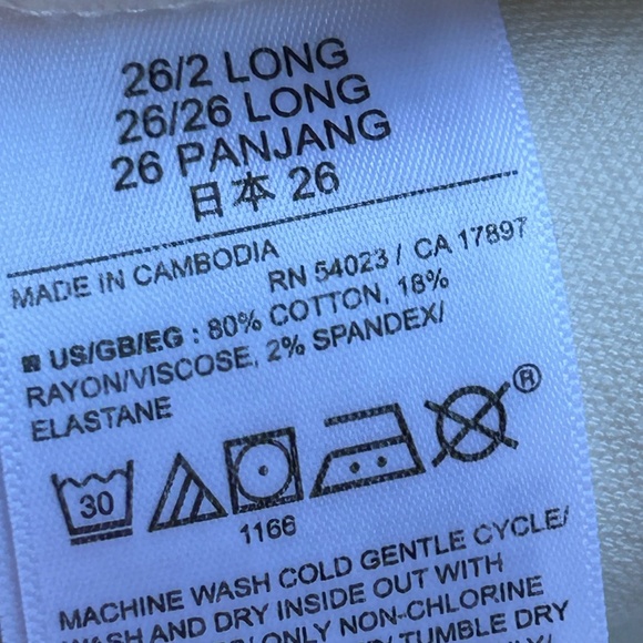 NWT GAP Flare High Rise corduroy pants 26L - Picture 13 of 14